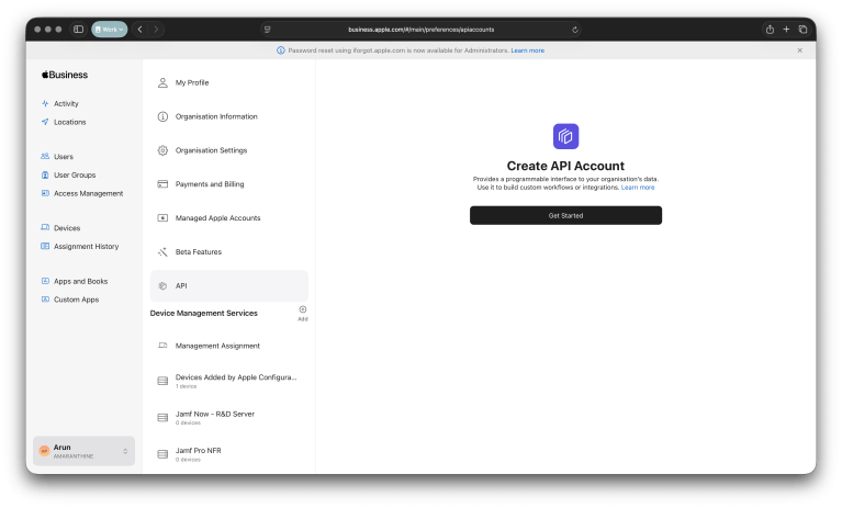Working with Apple Business Manager/Apple School Manager API | Arun ...